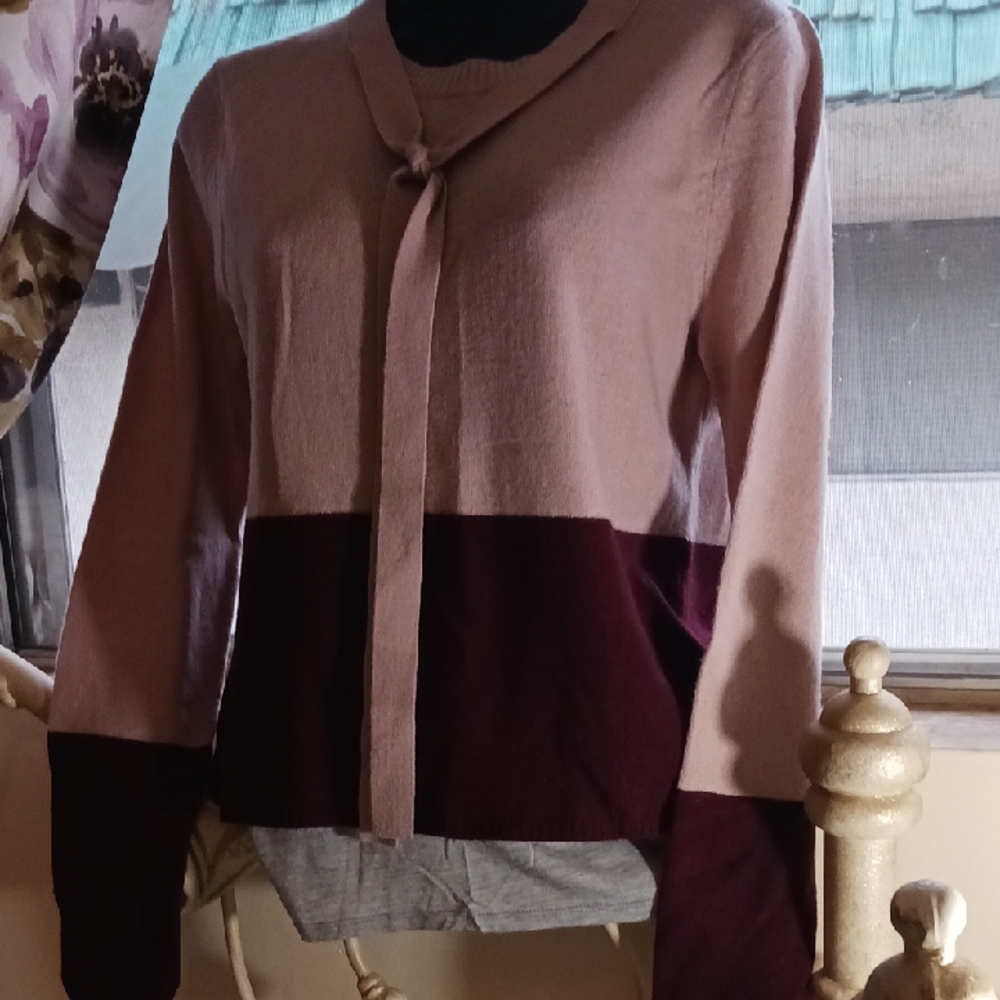 Diane Von Furstenberg Blush Pink Sweater Size P